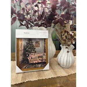 11"x14" Moody Christmas Scene Framed Wall Art - Threshold with Studio McGee